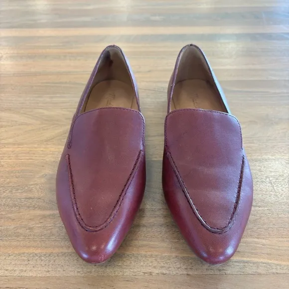 Madewell The Frances Skimmer in Leather, Size 6.5