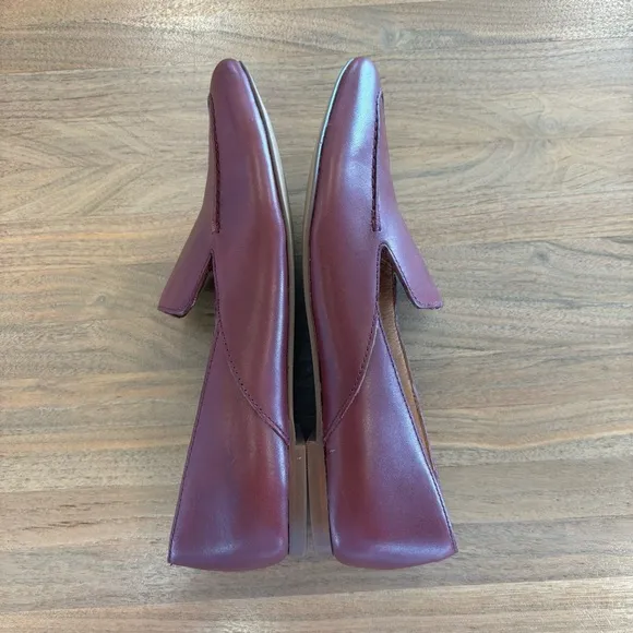 Madewell The Frances Skimmer in Leather, Size 6.5