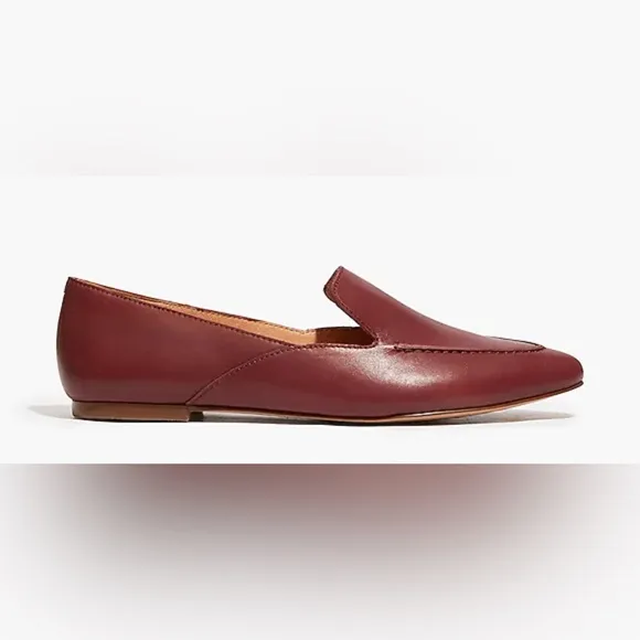 Madewell The Frances Skimmer in Leather, Size 6.5