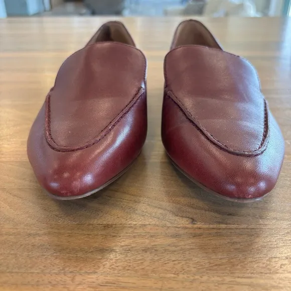Madewell The Frances Skimmer in Leather, Size 6.5