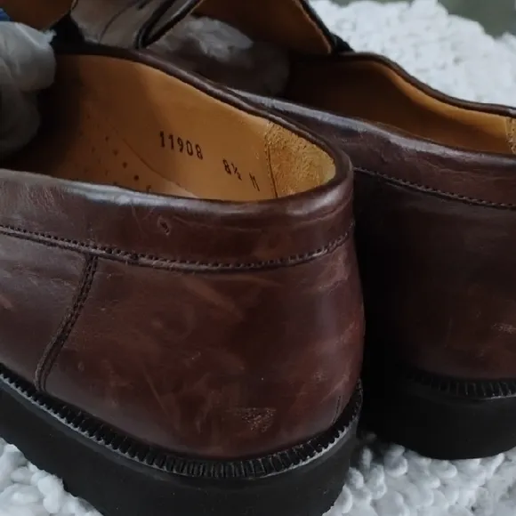 MAGNANNI Brown Leather Loafers