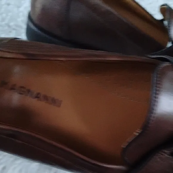 MAGNANNI Brown Leather Loafers