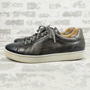 Magnanni for Neiman Marcus Dark Brown Leather Casual Sneakers K520