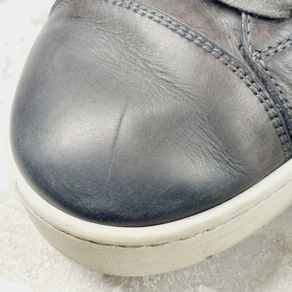 Magnanni for Neiman Marcus Dark Brown Leather Casual Sneakers K520