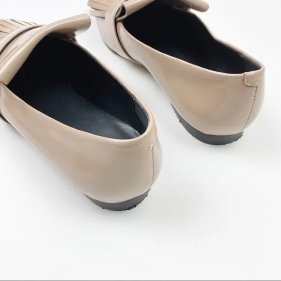 Marc fisher fringe faux leather loafers