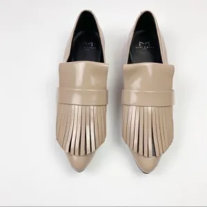 Marc fisher fringe faux leather loafers