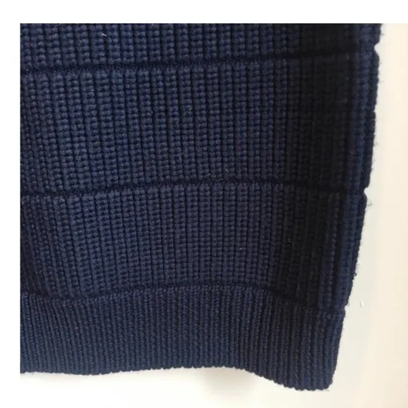 Marc Jacobs Blue Ribbed Sweater Pencil Skirt NEW M