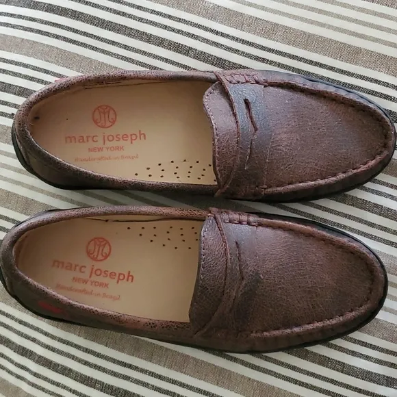 Marc Joseph $185 Leather Loafers Size 13.5 NEW