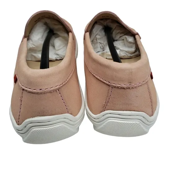 Marc Joseph | NIB Holland Blush Nobuck Silver Star Leather Chic Loafers Girl 3.5