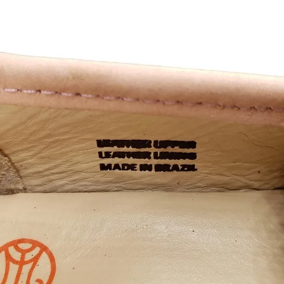 Marc Joseph | NIB Madison Blush Nobuck Silver Star Leather Loafers Girl's 12.5