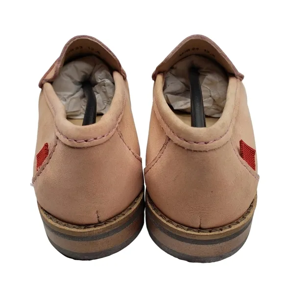 Marc Joseph | NIB Madison Blush Nobuck Silver Star Leather Loafers Girl's 12.5