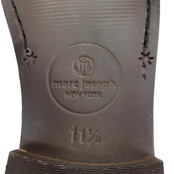 Marc Joseph | NIB Madison Coral Napa Silver Star Leather Loafers Girl's 11.5