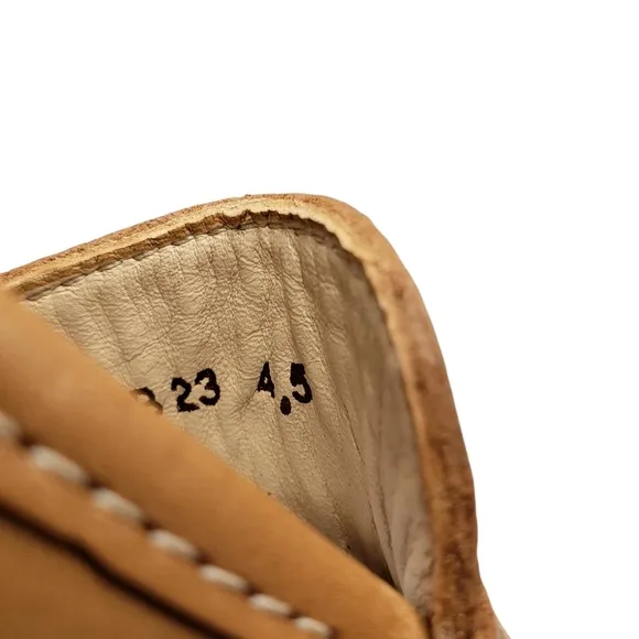 Marc Joseph | NIB Madison Tan Napa Gold Star Leather Preppy Loafers Girl's 4.5