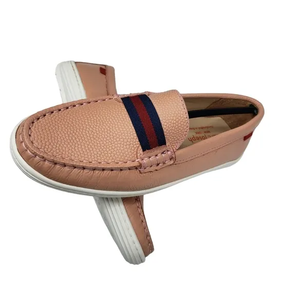 Marc Joseph | NIB Mulberry Blush Pebble Grainy Classic Leather Loafers Girl 2.5