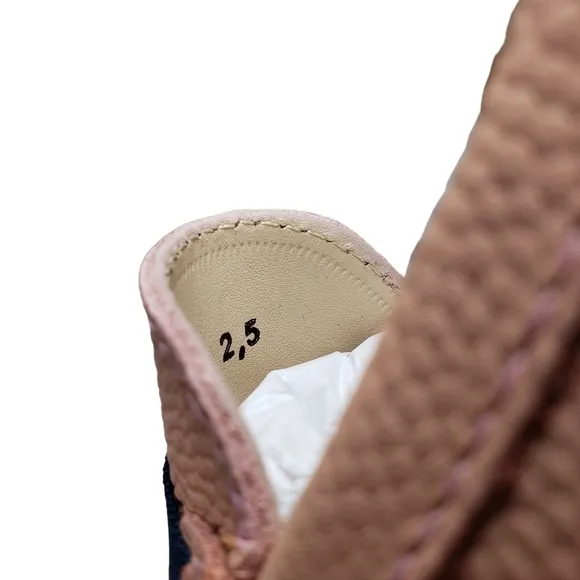 Marc Joseph | NIB Mulberry Blush Pebble Grainy Classic Leather Loafers Girl 2.5