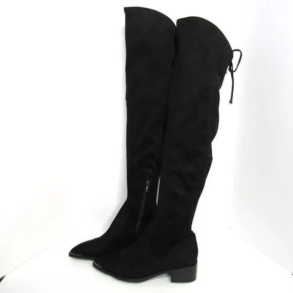 Marc Fisher Humor Over-The-Knee Boots Black