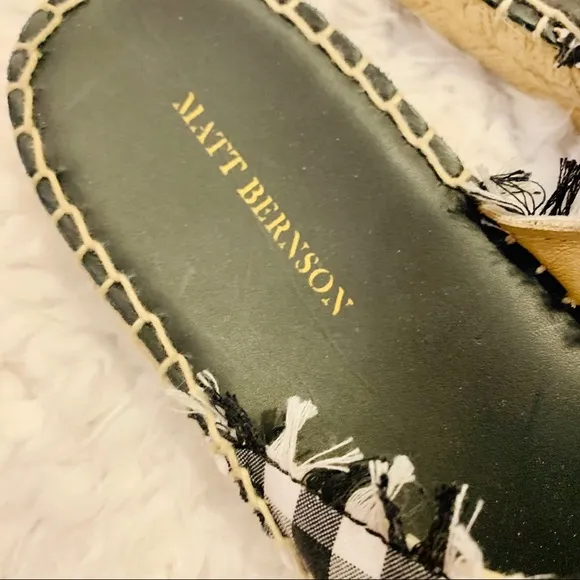 Matt Bernson NWOT Porto Espadrille Slide Sandal