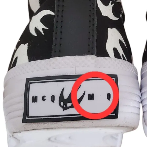MCQ Alexander McQueen Swallow High-Top Sneakers Size 39 EU 9 US