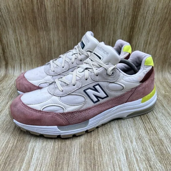 Men's 10.5 Womens 12 - New Balance 992 Off White Off Red Sneakers Shoes W992IWD