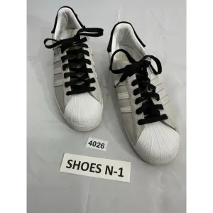 mens adidas Super Star Sneakers Snake Skin Chalk White NY Lace Up 11