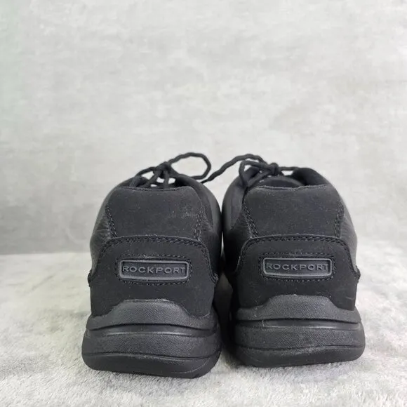Mens Black Rockport Adiprene by Adidas Waldron Ledge Leather Sneakers Size 10.5