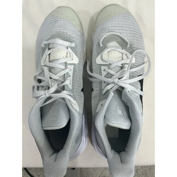 Men’s Nike Air Max White Gray Athletic Sneaker Size 12