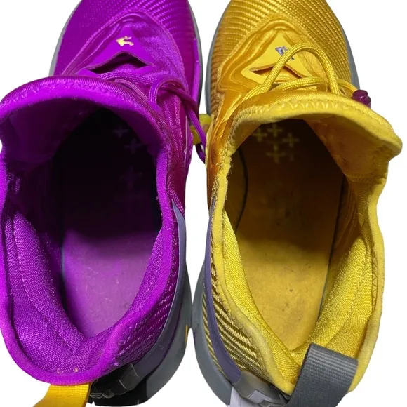 Mens Nike Lebron Soldier XIV 11.5 LA LAKERS Purple Solar Sneakers
