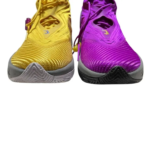 Mens Nike Lebron Soldier XIV 11.5 LA LAKERS Purple Solar Sneakers