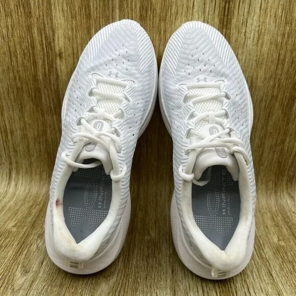 Men's Size 9.5 - Under Armour HOVR Infinite Pro White Halo Sneakers Shoes‎