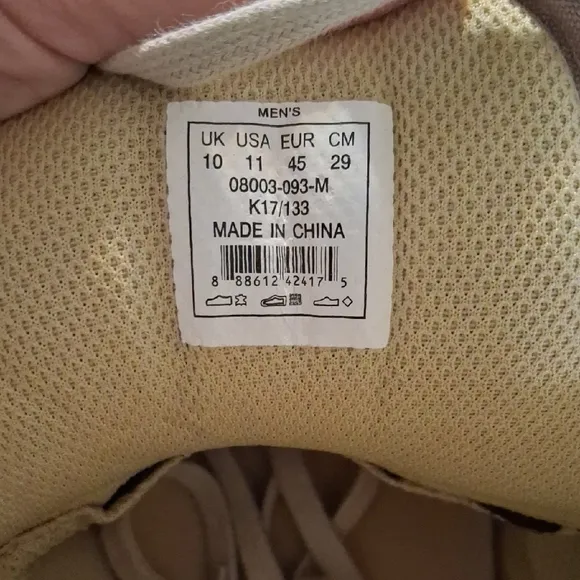 Men's Supra  High-Top Sneakers in Cream Size 10