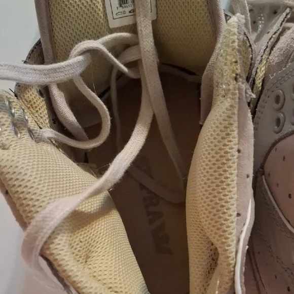 Men's Supra  High-Top Sneakers in Cream Size 10