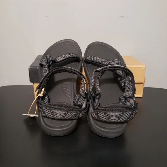 Men's TEVA Hurricane XLT2 1019234 BNBK Gray Black Sandals Size 12