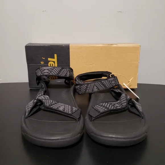 Men's TEVA Hurricane XLT2 1019234 BNBK Gray Black Sandals Size 12