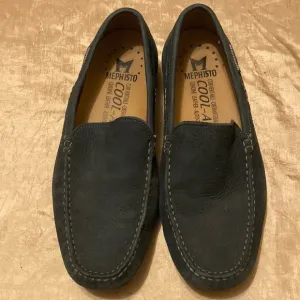 Mephisto Algoras Mens loafers/moccasins blue suede