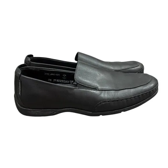 Mephisto Cool-Air Edlef Men’s Black Leather Loafers Size 10.5 Comfort