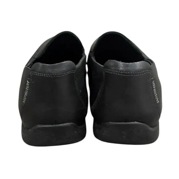 Mephisto Cool-Air Edlef Men’s Black Leather Loafers Size 10.5 Comfort