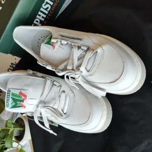 Mephisto White Sneakers Minimalist Design Versatile Wear