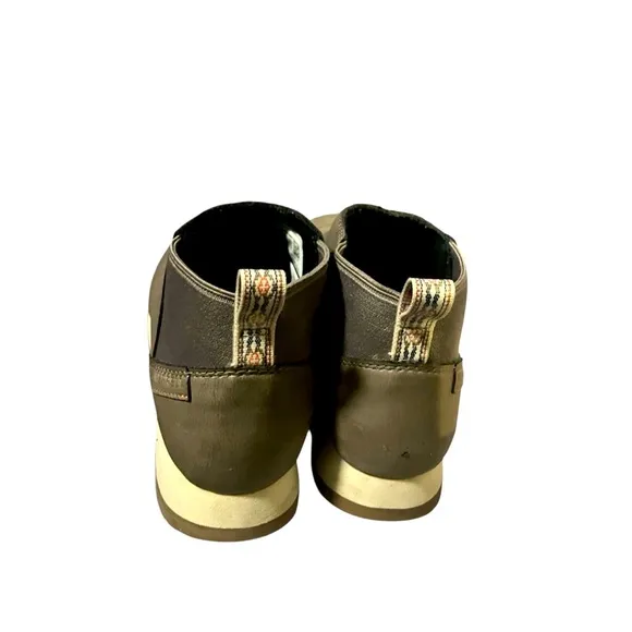 Merrell Ankle Boots Gray Dark Beige Zig Zag Sole Pull On Size 9 J00-378