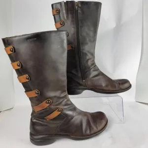 MERRELL Captiva Launch Womens 9.5 Knee High Tall Brown Waterproof Boots