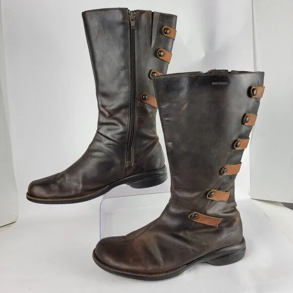 MERRELL Captiva Launch Womens 9.5 Knee High Tall Brown Waterproof Boots