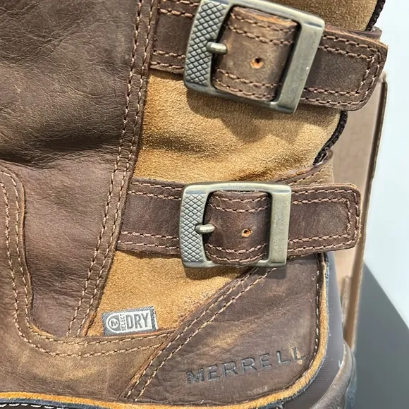 Merrell Decora Chant Winter Boots in Brown Sugar Size 7