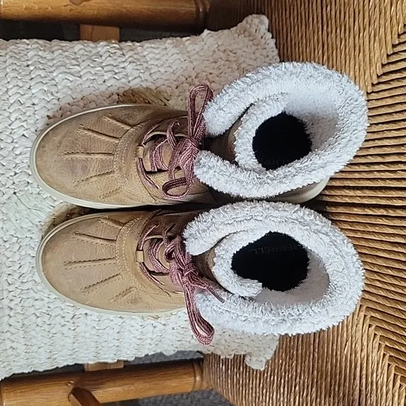 Merrell Haven Mid Lace Boots, Carmel, size 10