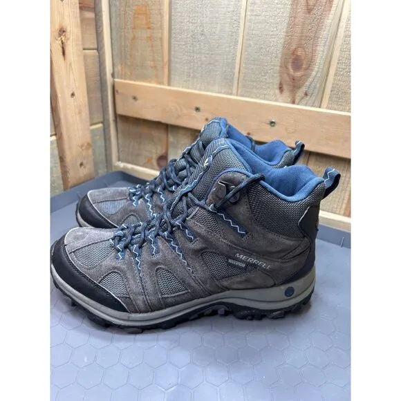 Merrell Mens Hiking Boots Castle Rock/Dark Denim Size 9.5M