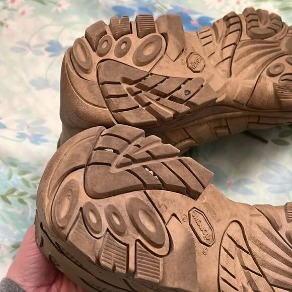 Merrell Men's Moab 2 Mid Tactical Boots Sand/Tan Hiking Camping Size 9.5