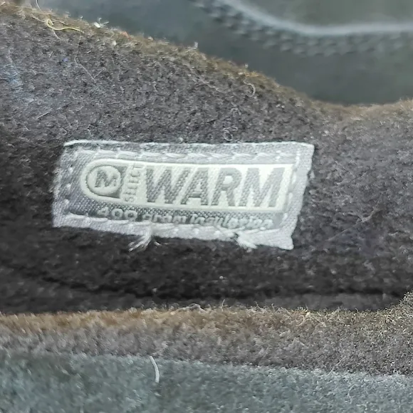 Merrell Moab Polar Waterproof Ice Grip Ankle Hiking Black Boots Men's Size 10.5