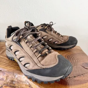 Merrell Radius Hiker Boots Waterproof Low Top Vibram Kangaroo Boa Mens 11.5 EUC