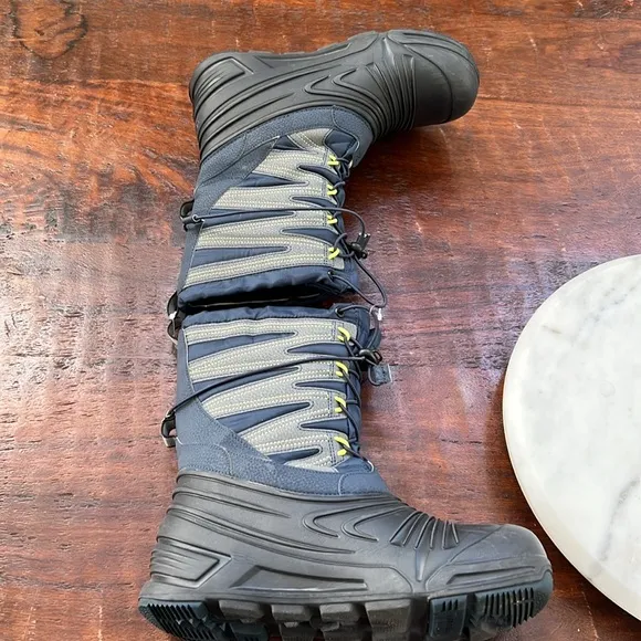 MERRELL Unisex Big Kid Snow Quest Lite 3.0 Waterproof Boot Navy/Black 7