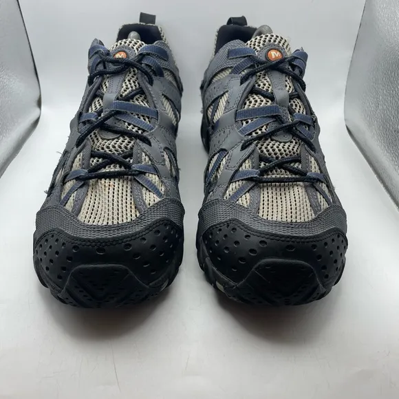 Merrell Waterpro Maipo Vibram blue/grey mens hiking sneakers size 10.5