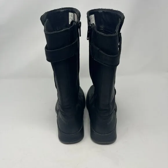 Merrell women's 5 mid-calf Travvy boots black leather