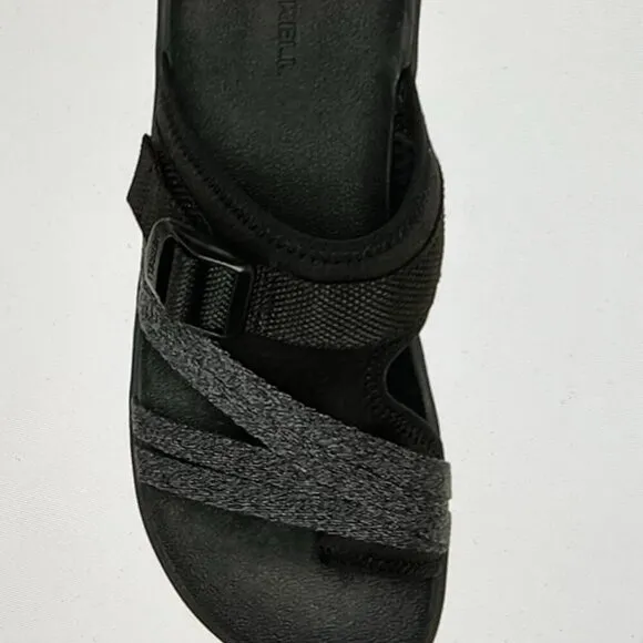 Merrell Womens District 4 Post Black Sport Sandals Size 11 (7768251)
